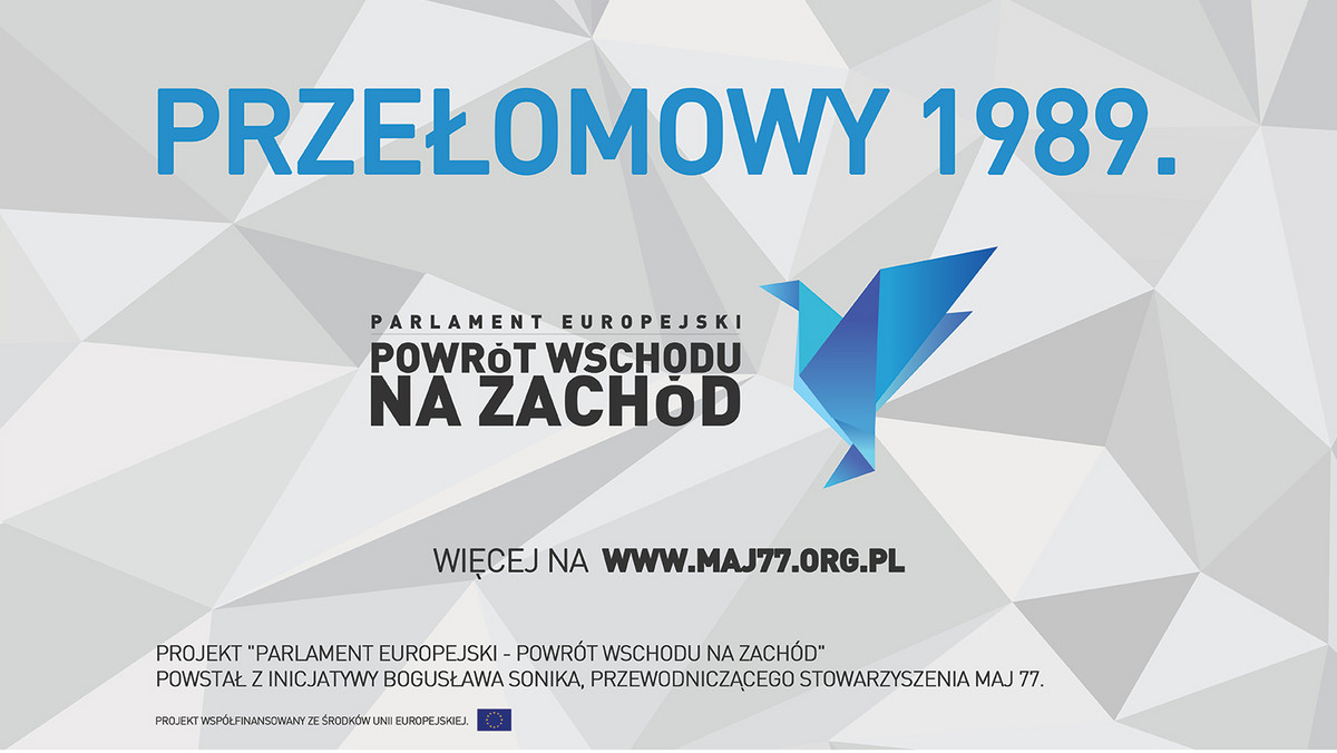 Stowarzyszenie Maj 77, którego statutowym celem jest promowanie idei demokratycznego państwa prawa, obrony praw człowieka i swobód obywatelskich oraz wspieranie inicjatyw kulturalnych, naukowych i edukacyjnych, otrzymało od Dyrekcji Generalnej ds. Komunikacji Parlamentu Europejskiego środki na współfinansowanie projektu "Parlament Europejski - powrót Wschodu na Zachód". Konferencja odbędzie się 7 czerwca (piątek) w godz. 11.00-15.00 w Krakowie.