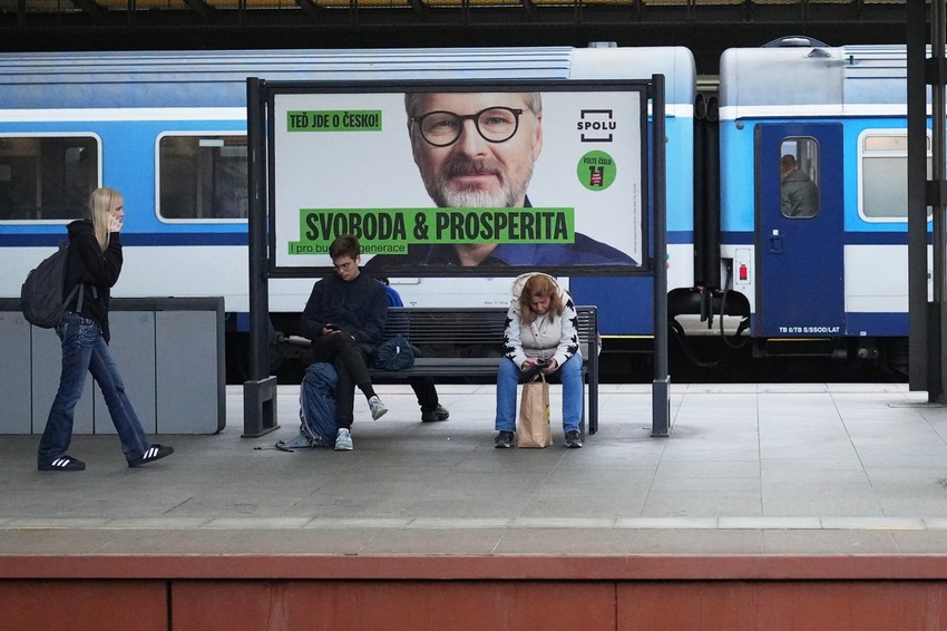 Premije Petr Fijala: Predizborni plakati u Pragu, Češka