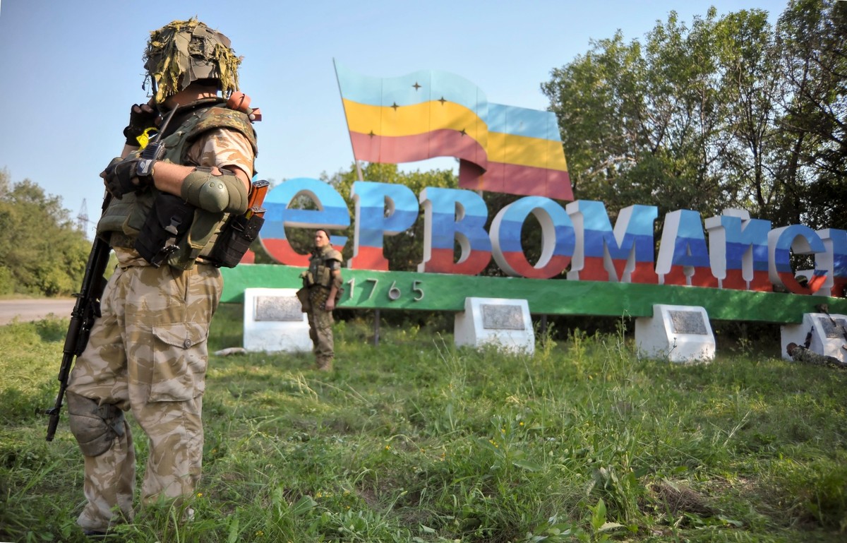 Żołnierz ukraiński z batalionu "Donbas"