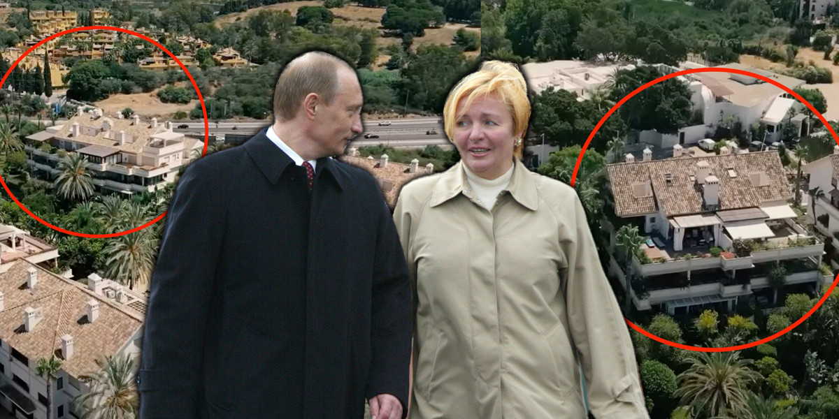 Była żona Putina sprzedaje nieruchomości w Hiszpanii.