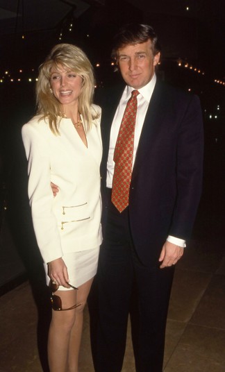 Marla Maples z Donaldem Trumpem, 1993 rok