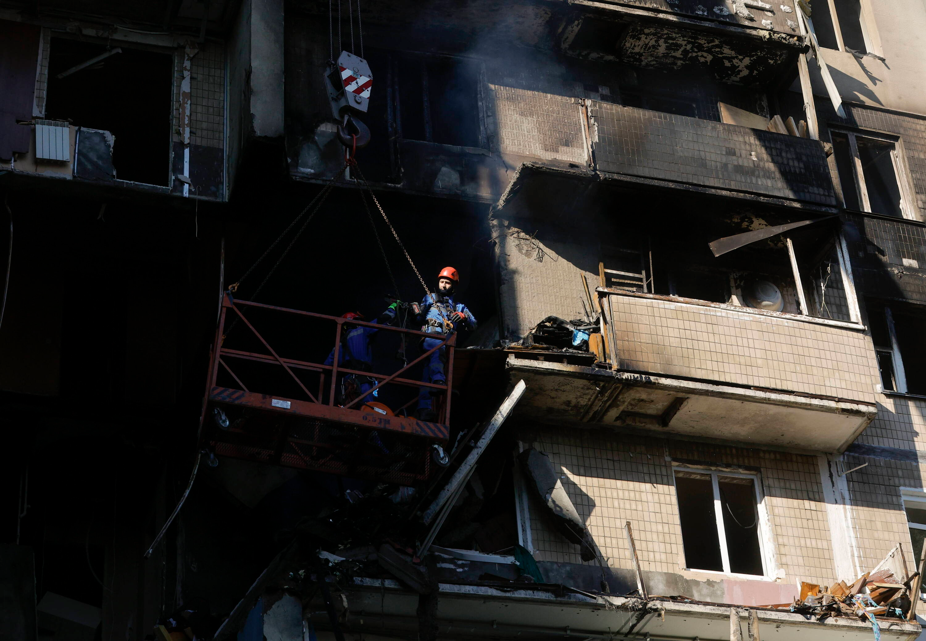 Ukraina: 30 tys. bez prądu po rosyjskim ataku dronami