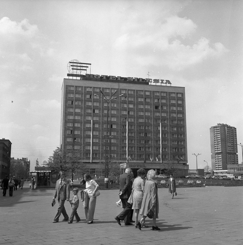 Hotel Silesia w 1973 roku