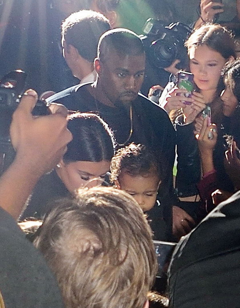 Kanye West, Kim Kardashian i North West