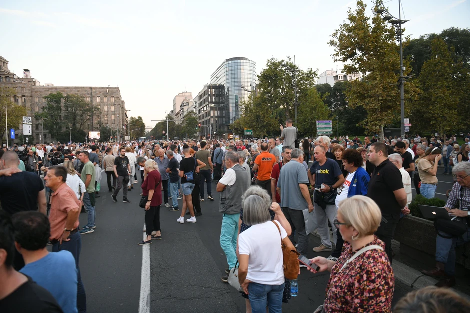 Protest dela opozicije u Beogradu