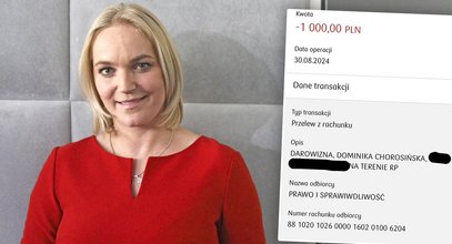 Chorosińska wpłaciła 1000 zł na PiS i się zaczęło. Burza w komentarzach