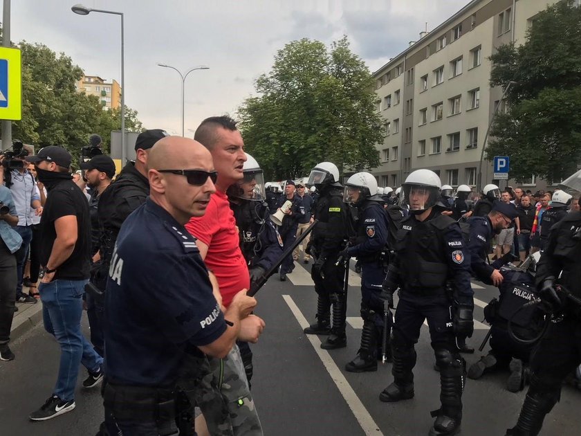 Zamieszki w trakcie białostockiego Marszu Równośc