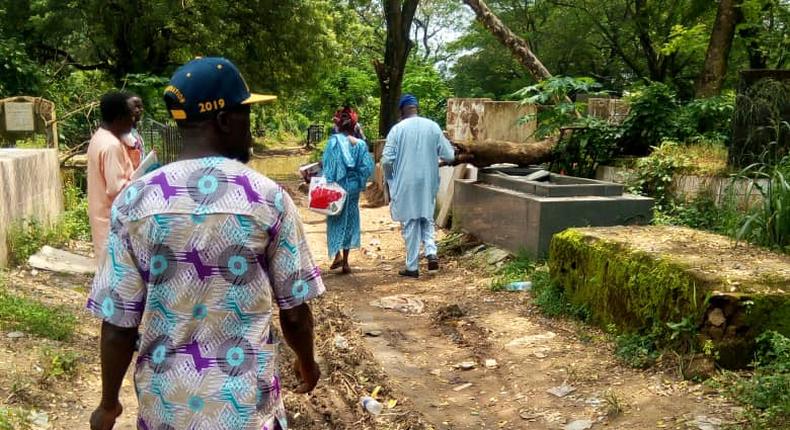 Atan Cemetery, Yaba Lagos. [NAN]