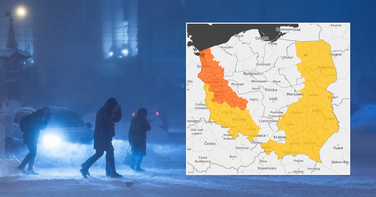 Kolejna mroźna noc. Może być nawet -22 st. C. Rano znowu sypnie śniegiem
