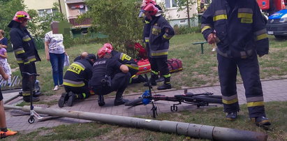 Latarnia runęła na dzieci w Tomaszowie Mazowieckim. Nowe fakty