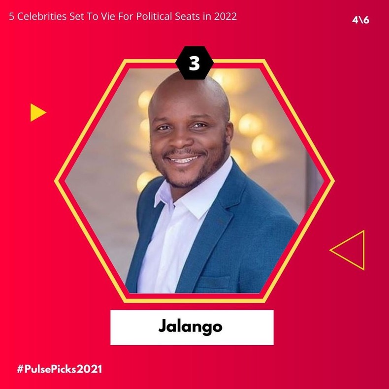 Jalang'o to vie for MP seat in 2022: 7 entertainers who joined politics in 2021 (Pulse Picks)