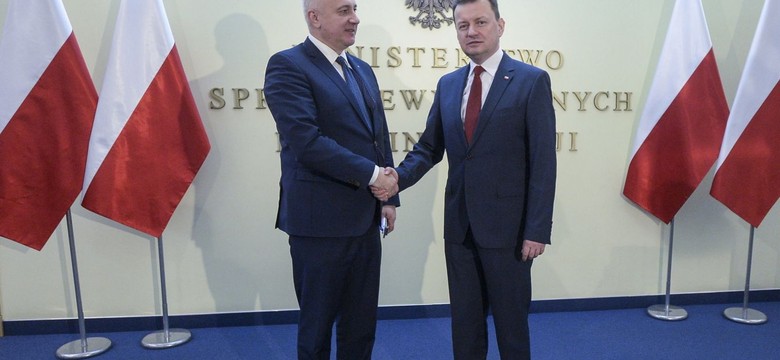 Błaszczak do służb: Jesteście w dobrych rękach. Ministrze Brudziński powodzenia!
