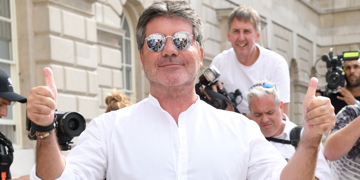 Simon Cowell, juror w brytyjskim i amerykańskim programie "X Factor"