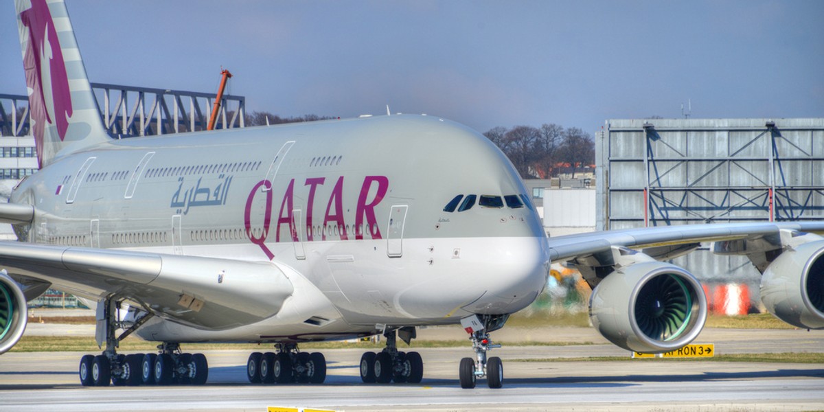 Państwa Zatoki Perskiej zamknęły przestrzeń powietrzną dla samolotów Qatar Airways