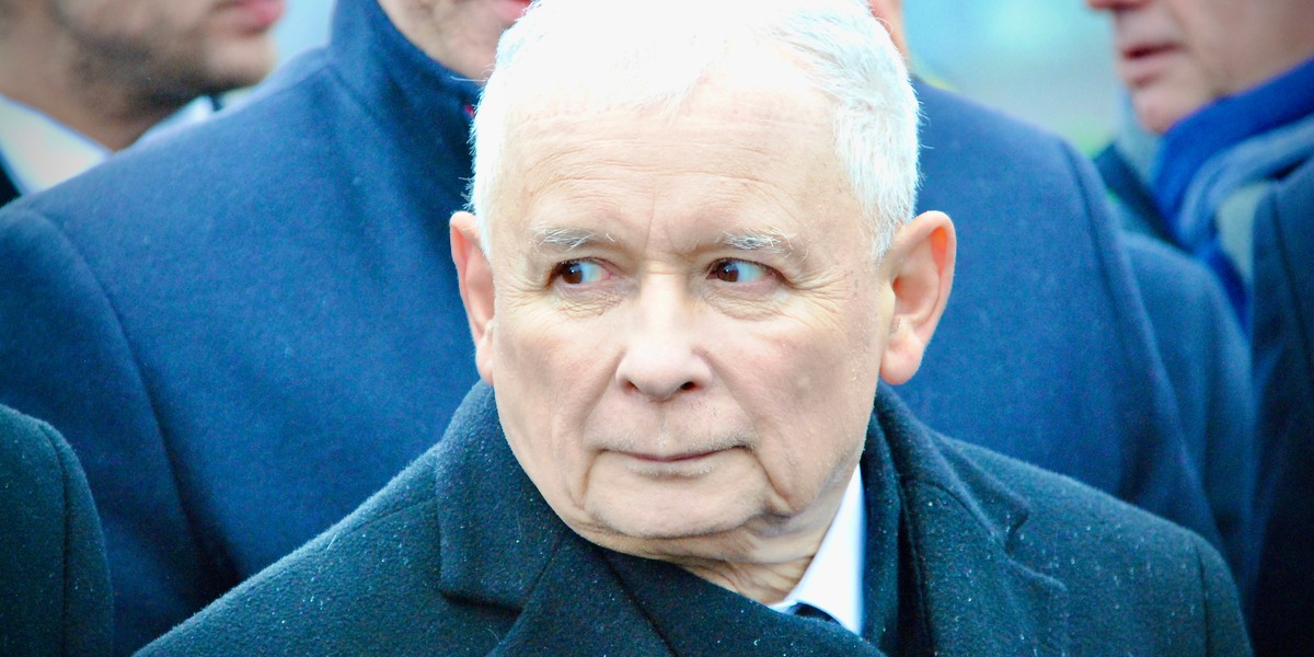 Prezes PiS Jarosław Kaczyński. 