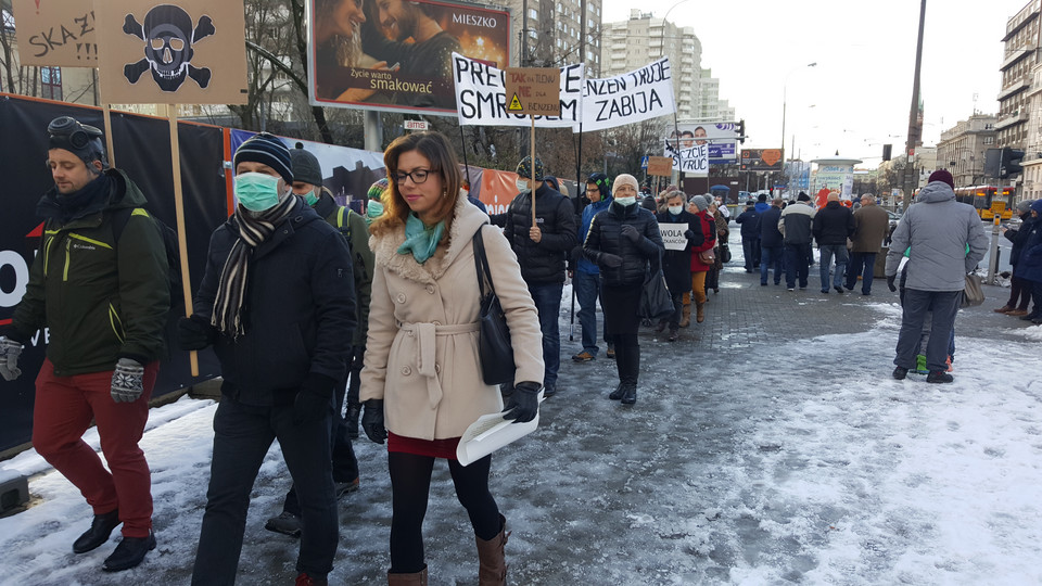 Protest na Woli Warszawa. Materiały prasowe 6