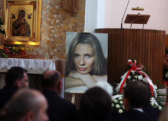 Pogrzeb Agaty Mróz w 2008 r.