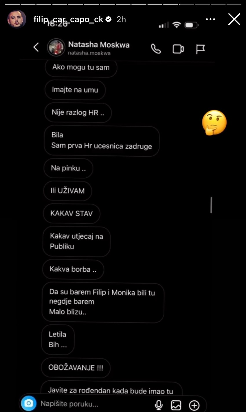 Car objavio poruke koje mu ja Moskva slala