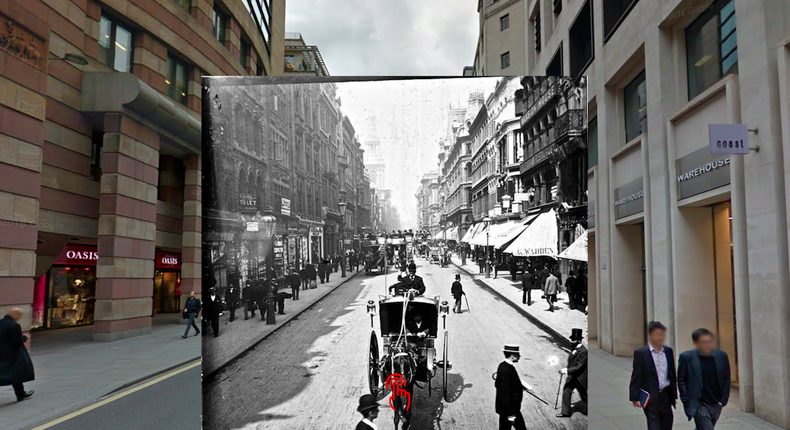 Cheapside didn't look all that different in 1909.