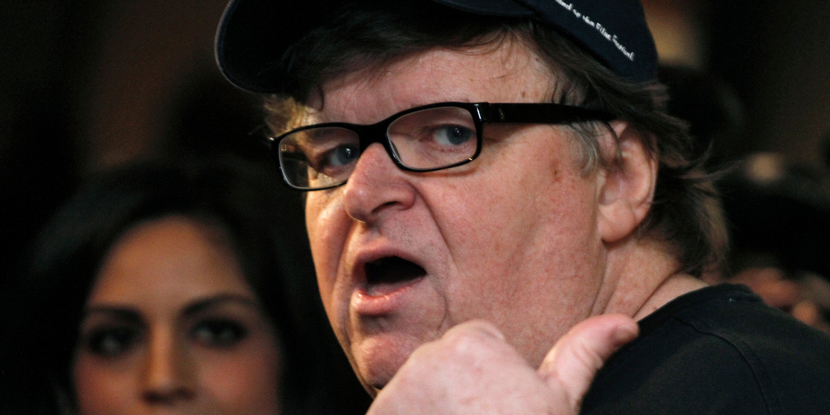 Noting that it's 'not at all presidential,' Trump attacks 'Sloppy Michael Moore'