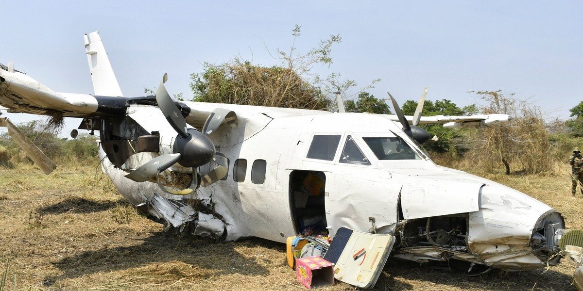 Na pokładzie było dwóch pilotów i trzech pasażerów