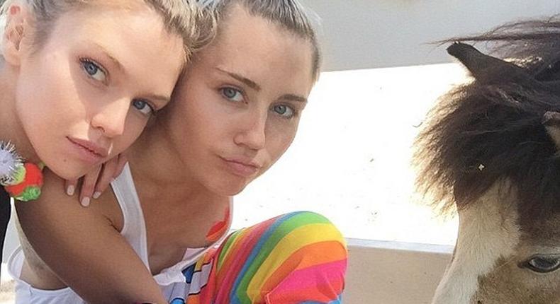 Miley Cyrus and Stella Maxwell dating?