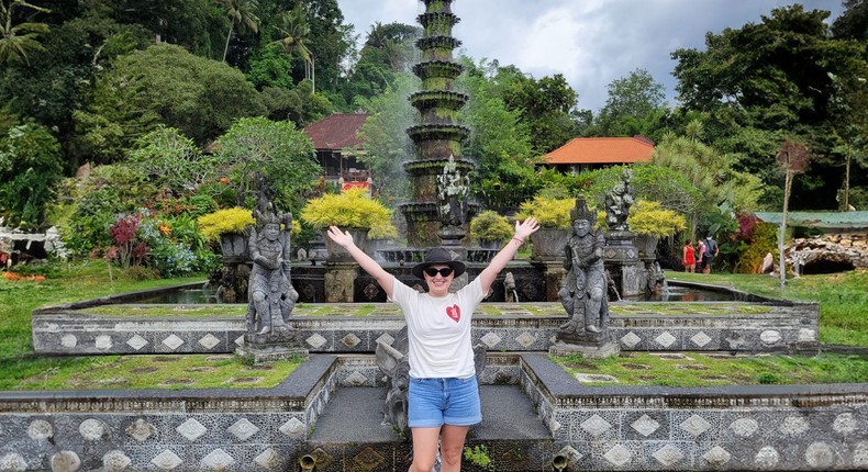 Allison Kimsey moved to Indonesia for a job offer.Courtesy of Allison Kimsey