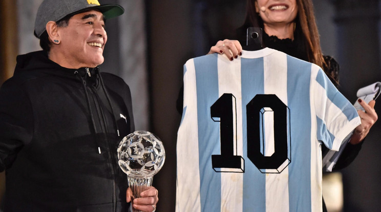 Maradona Nápoly díszpolgára lesz / Fotó: AFP