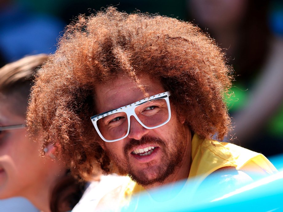 Redfoo, a rapper and DJ from the group LMFAO.