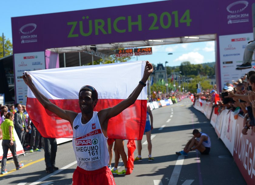 Rekord życiowy Yareda Shegumo (39 l.) w maratonie – 2:10.34, to 12. wynik w historii polskiej lekkoatletyki.