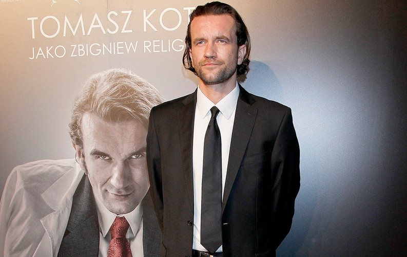 Tomasz Kot na premierze filmu 'Bogowie' w Warszawie