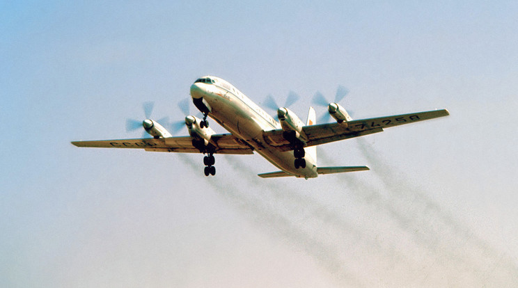 Il-18, ilyen gép zuhant le / Illusztráció: AFP