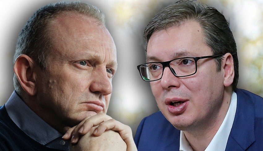 Dragan Đilas i Aleksandar Vučić 