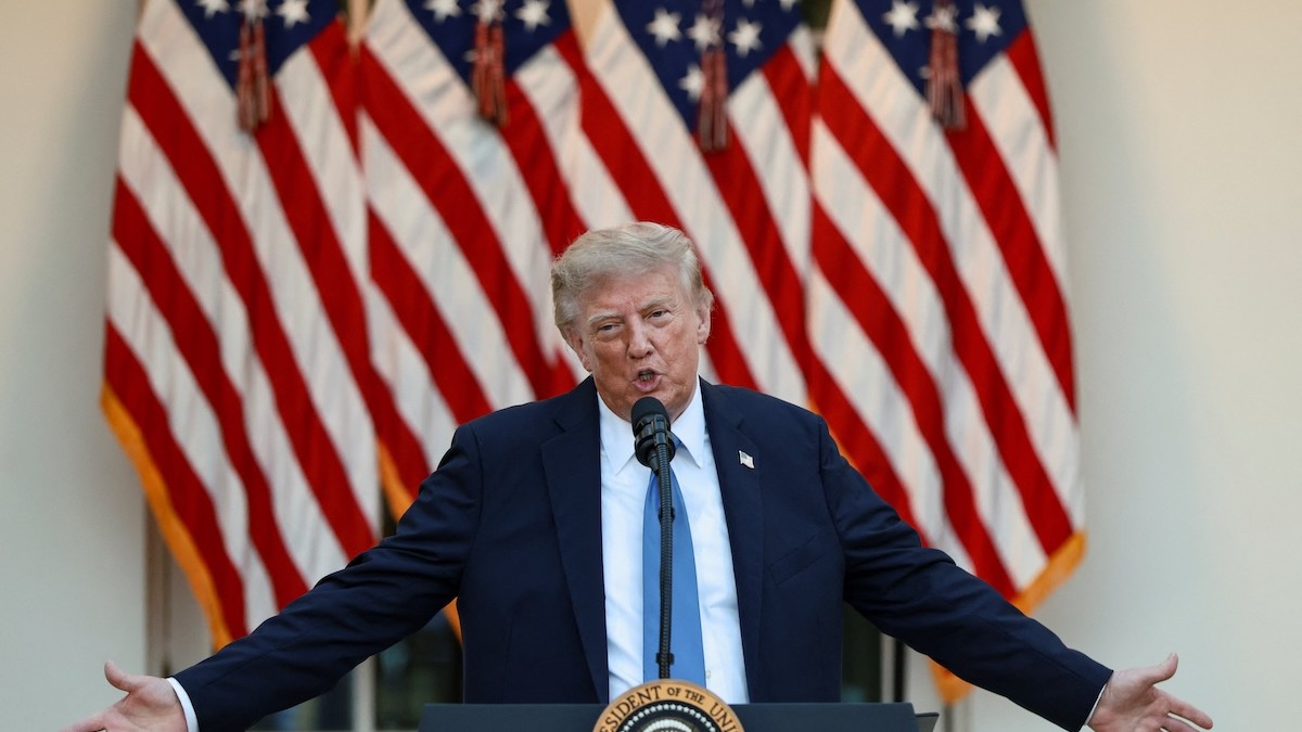 Americký prezident Donald Trump, 2. septembra 2026. 