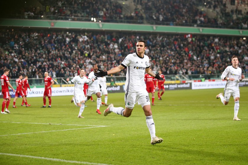 Pilka nozna. Ekstraklasa. Legia Warszawa - Piast Gliwice. 15.12.2018