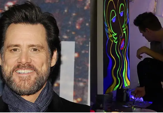 Jim Carrey walczy z depresją poprzez malarstwo. Właśnie powstał film o jego sztuce