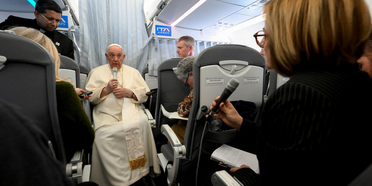 Papież Franciszek o wojnie w Ukrainie: trwa misja w sprawie pokoju.