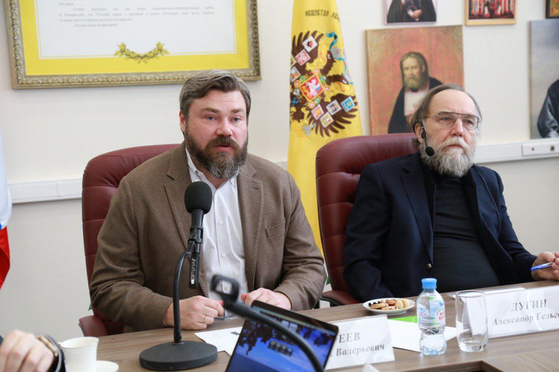 Konstantin Małofiejew i Aleksandr Dugin