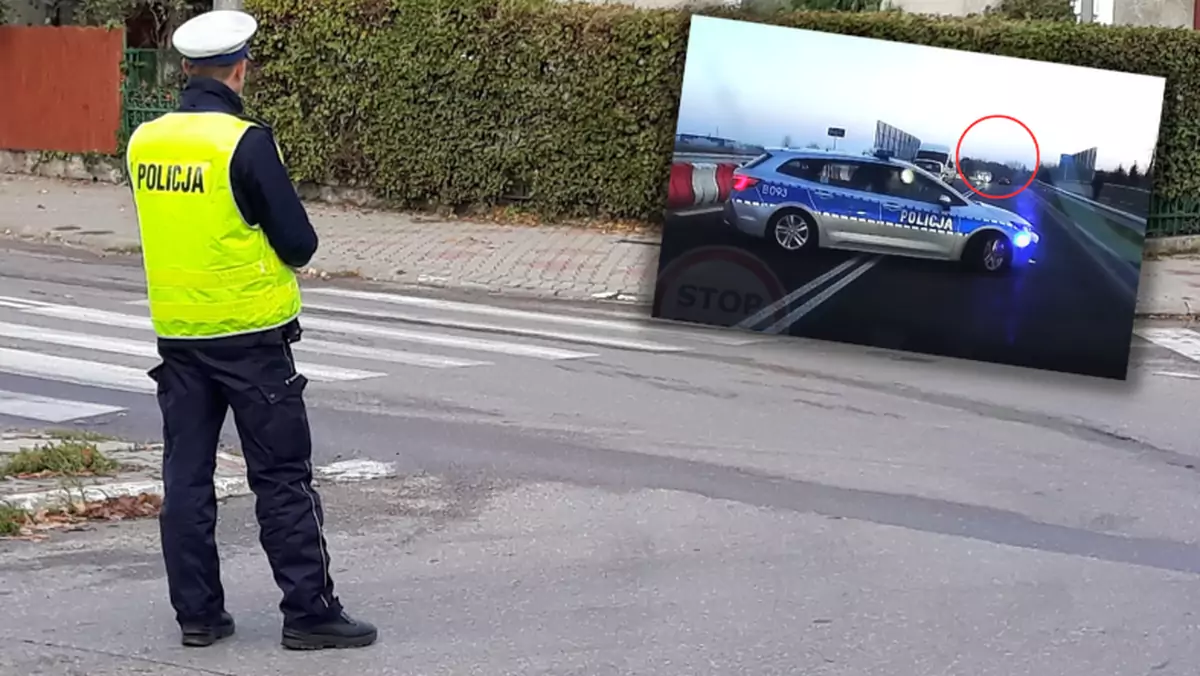 Tak szybkiej reakcji policji kierowcy się nie spodziewali (Screen: YouTube/Stop Cham)