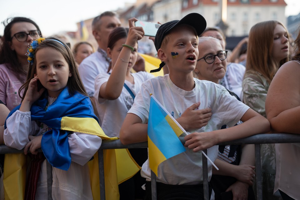 Święto Niepodległości Ukrainy w Warszawie, Plac Zamkowy 24.08.2023