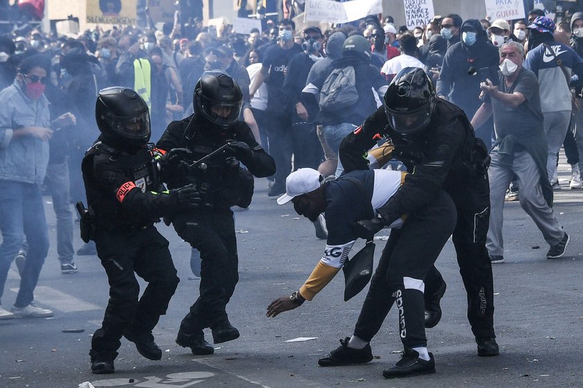 Zamieszki w Londynie i Paryżu po protestach przeciw rasizmowi