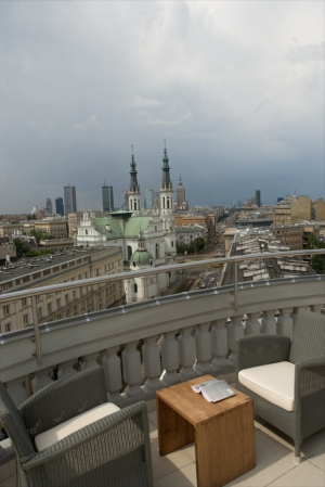 Warszawski apartament w wieży