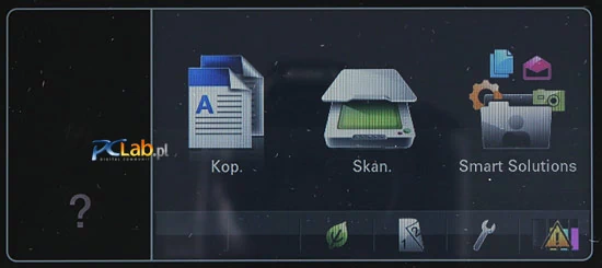 S605 Interact – menu główne