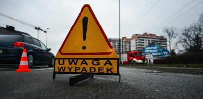 Karambol w Krakowie. Zderzyło się sześć samochodów