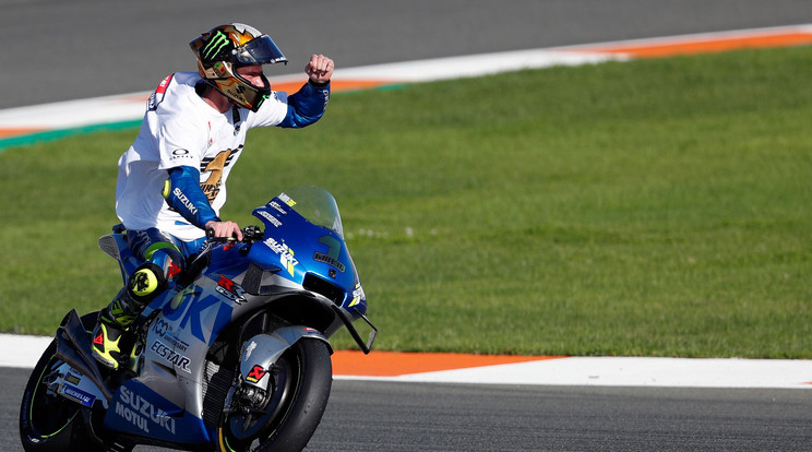 A fiatal spanyol, Joan Mir lett a MotoGP világbajnoka. / Fotó: EPA/Kai Foersterling