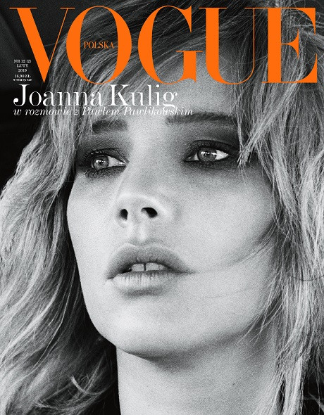 Joanna Kulig na okładce magazynu "Vogue"