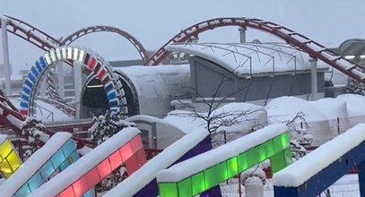 EnergyLandia działa przy minusowych temperaturach, a ludzie tak szaleją na "speed snow". Zobacz wideo