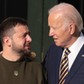 Wołodymyr Zełenski i Joe Biden