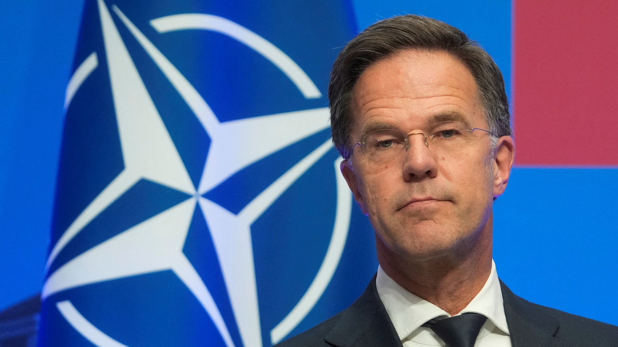 Generálny tajomník NATO Mark Rutte na summite v Litve.
