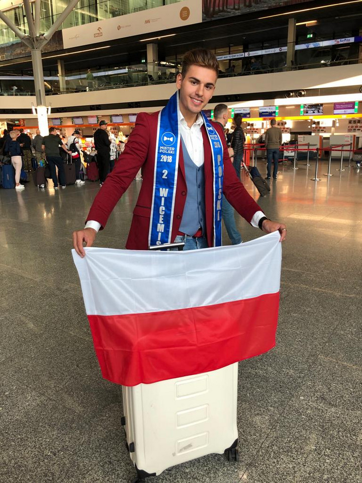 Michał Grudzień z Polski na konkurs Mister Global 2019